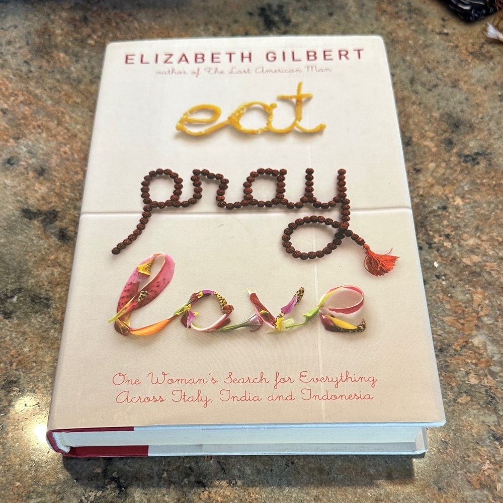 Eat Pray Love Coffee Table Book - Cream Cover